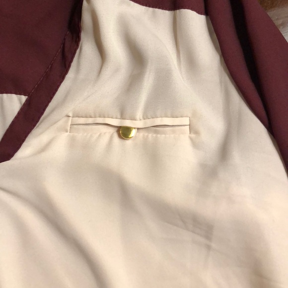 *NWT* V-neck tie waist tunic top - Picture 3 of 7